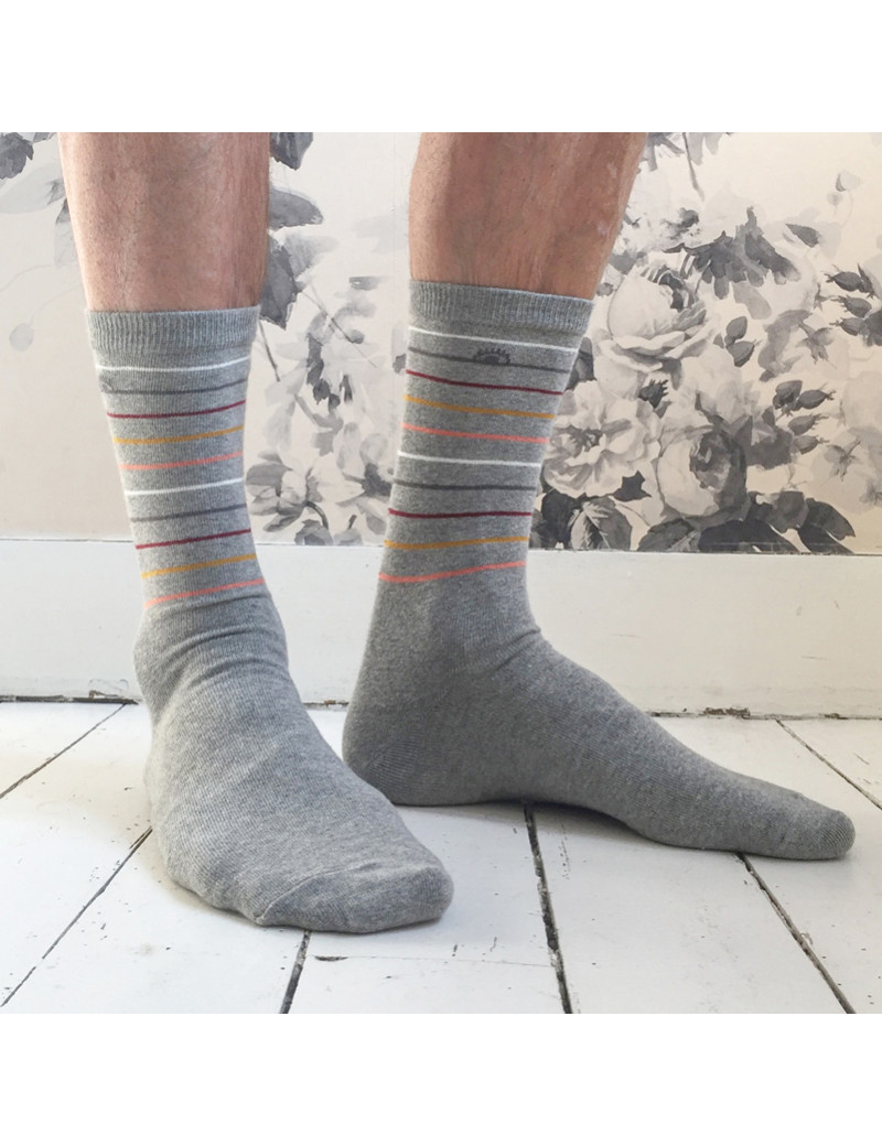 Chaussettes made in France et solidaires homme Otto - Bonpied Taille 42-46