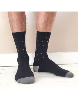Chaussettes made in France et solidaires homme Léon - Bonpied Taille 42-46